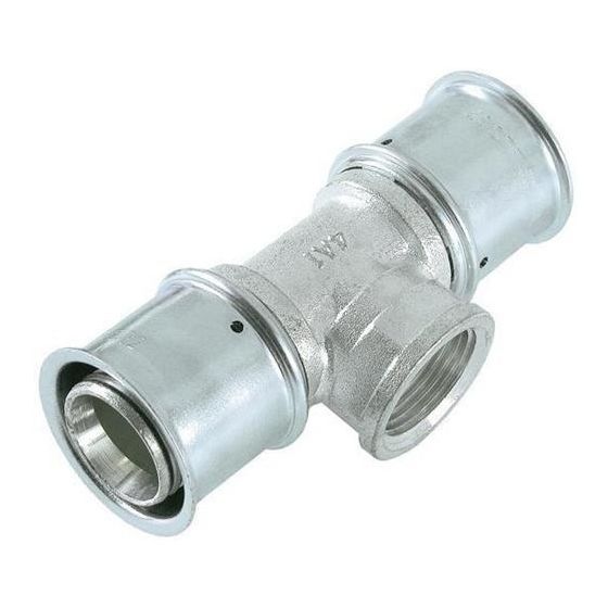 Multitubo Press-T-Stück mit IG 16x1/2Zx16mm