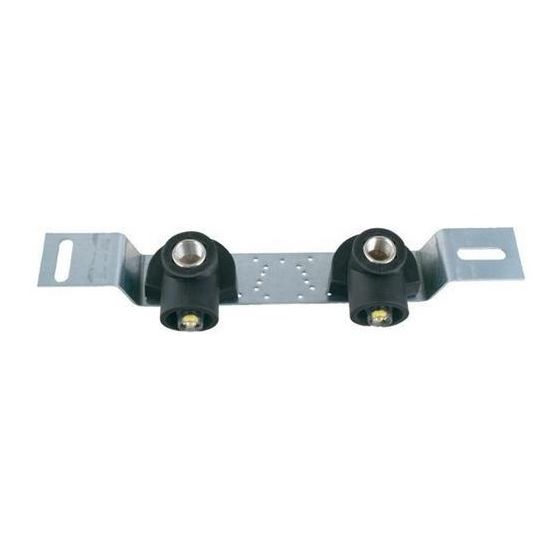Multitubo Montageschiene gebogen Schallschutz 16x1/2Z IG 150mm