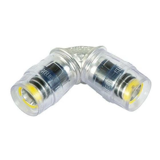 Multitubo Steck-Winkel 90Gr ZetaPlus 16x16mm