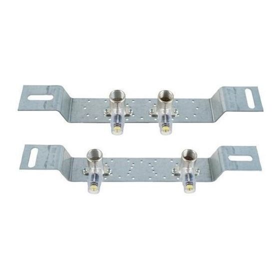 Multitubo Montageschiene gebogen 16x1/2Z IG - 150mm