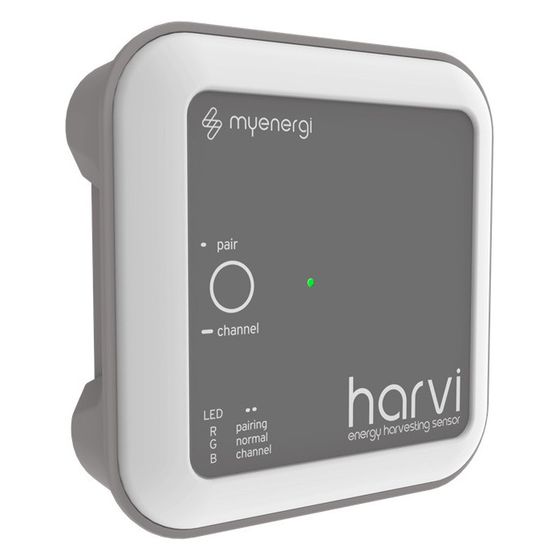 myenergi Funk-Leistungsmesser harvi, 3 Stromeingangskanäle, 230V, 86x86x25,5mm, HARVI-65A3P