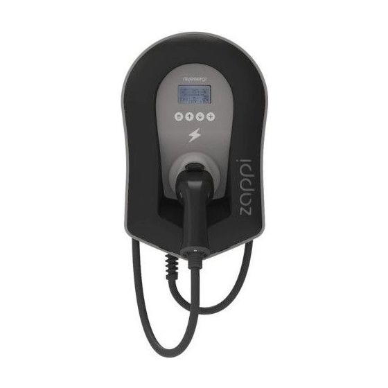 myenergi Wallbox zappi ZAPPI-2H22TB-T, 22kW, 6,5m Kabel, IP65, Kunststoff, Schwarz