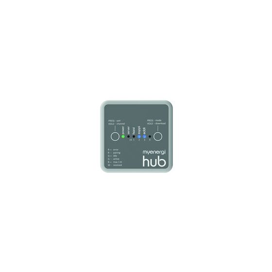 myenergi LAN-Anschlussmodul HUB, RJ45-Anschluss, Fernsteuerung per App