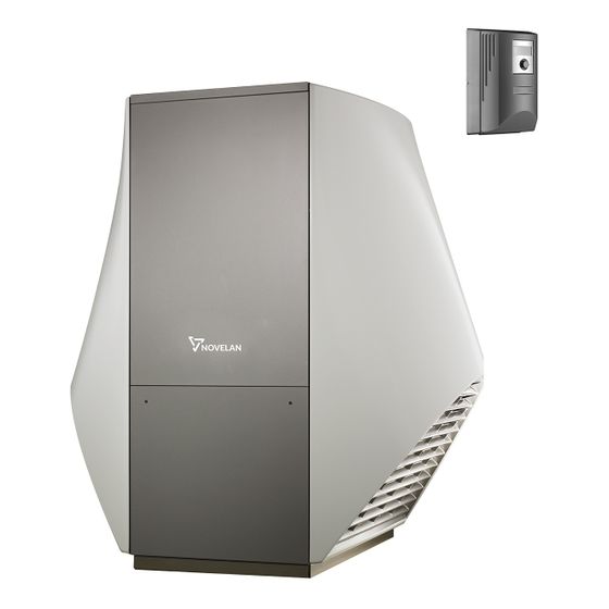 Novelan Luft/Wasser-Wärmepumpe LA 25.2-WPR-Net, 24,0kW bei A2/W35, R407C, 400V, Heizen, Außengerät, inkl. Regler