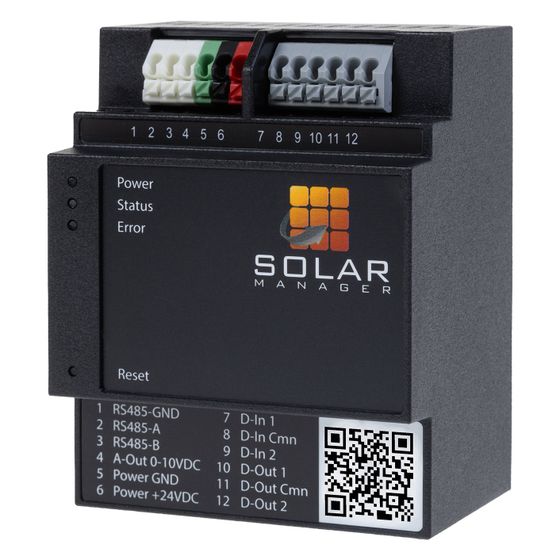 Novelan Solarmanager Connect 2, Gateway zur Hutschienenmontage, mit Modbus RTU