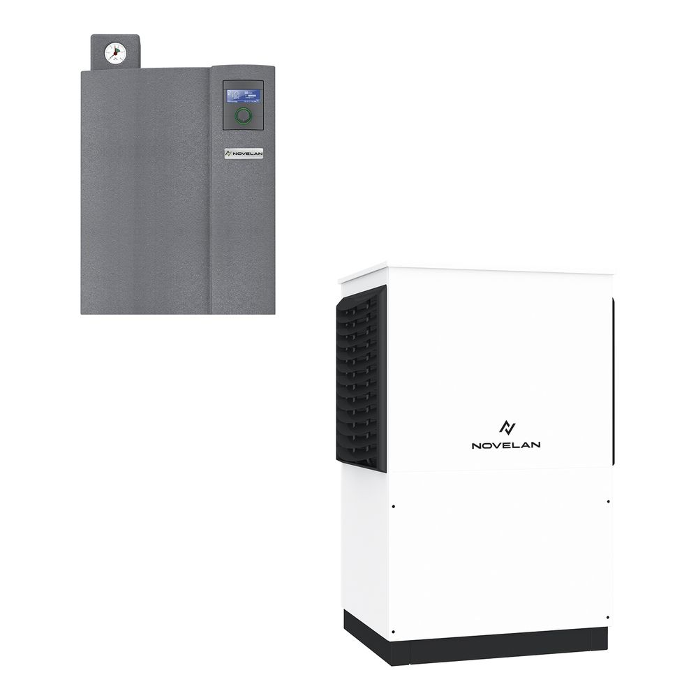 Novelan Luft/Wasser-Wärmepumpe LAV 8-HV 9, 2,6kW bis 6,4kW bei A2/W35, R410A, 230/... NOVELAN-103776HV941 4047492013404 (Abb. 1)