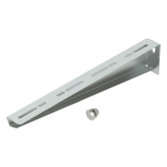 OBO Bettermann Wand- und Stielausleger MWA 12 41S, 83x410x38mm, Stahl, Zink
