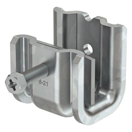 OBO Bettermann Trägerklammer SSP 6-21 M8, 6-21mm, Stahl, feuerverzinkt