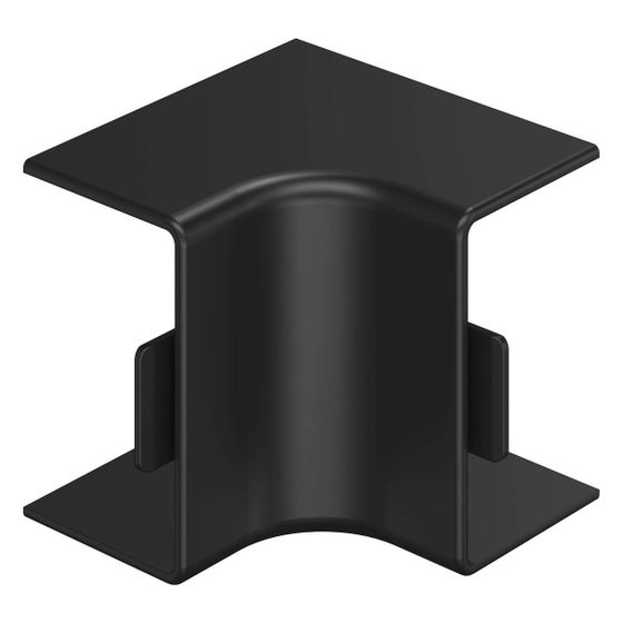 OBO Bettermann Inneneckhaube WDK HI25040SW, 25x40mm, 90 Grad, PVC, Schwarz