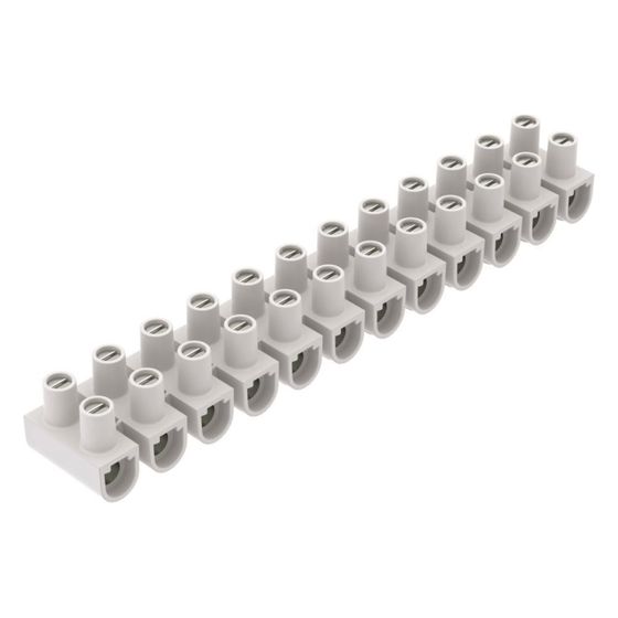 OBO Bettermann Reihenlüsterklemme 74 CE WS/ORLK, 6mm2, Polypropylen, weiß