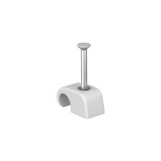 OBO Bettermann Haft-Clip 2026 25 LGR, 7-12mm, 25mm, Kunststoff, Lichtgrau