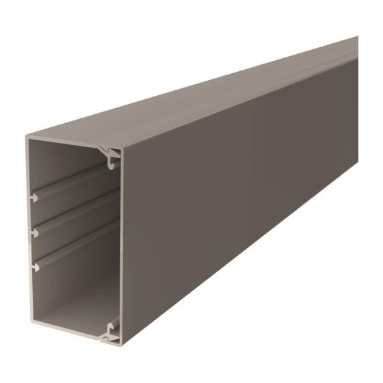 OBO Bettermann Leitungsführungskanal WDK 60x108,5x2000mm, 60,3x108,5x2000mm, PVC, Grau