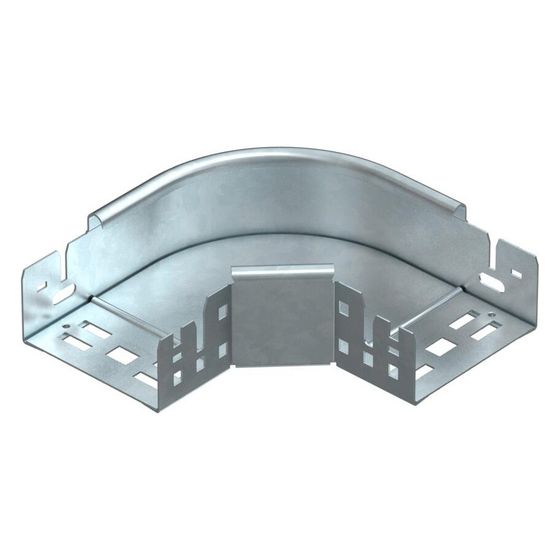 OBO Bettermann Bogen 90 Grad RBM 90 610 FT, 60x100mm, Stahl, Zink