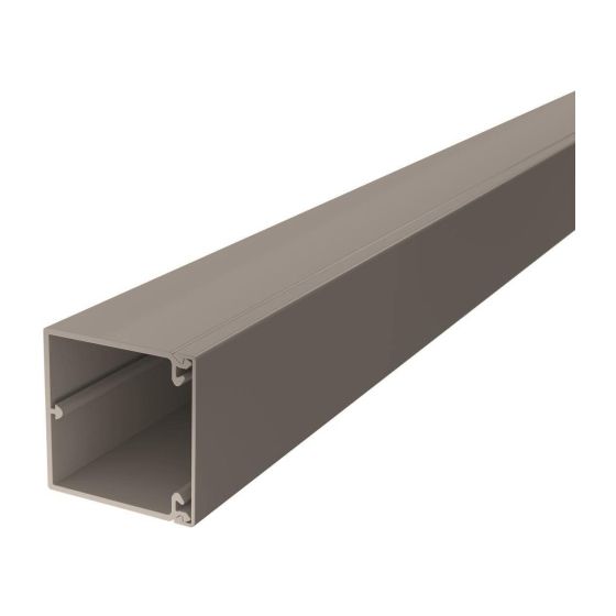OBO Bettermann Wand- und Deckenkanal WDK 60x60x2000mm, 60x60x2000mm, PVC, Grau