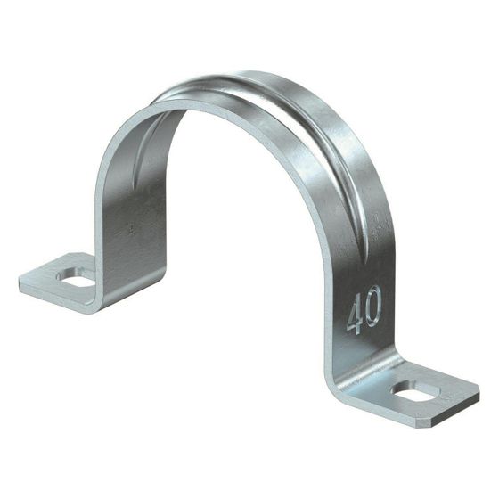 OBO Bettermann Befestigungsschelle 605 40 G, 40mm, Stahl, galvanisch verzinkt
