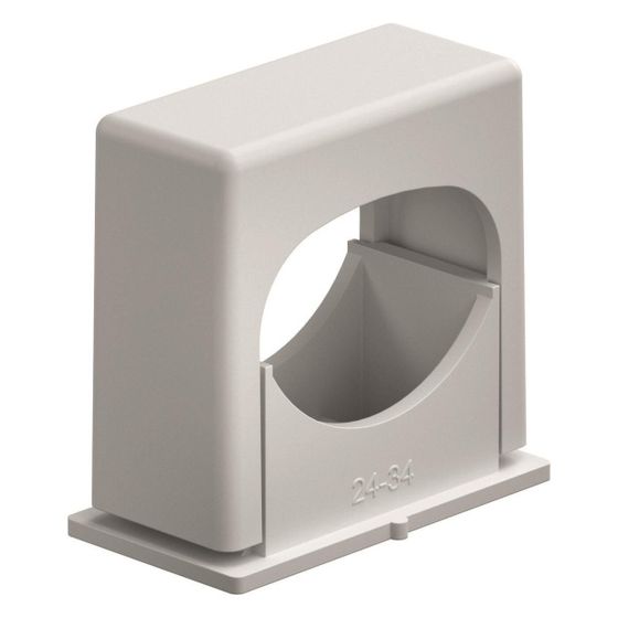 OBO Bettermann Druck-ISO-Schelle 3052 24-34mm, 1-fach, Polystyrol, Lichtgrau
