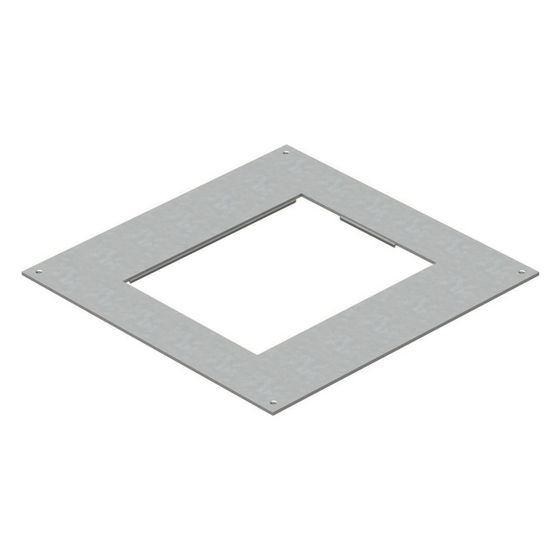 OBO Bettermann Montagedeckel DUG250-3/6, 282x282x4mm, Stahl