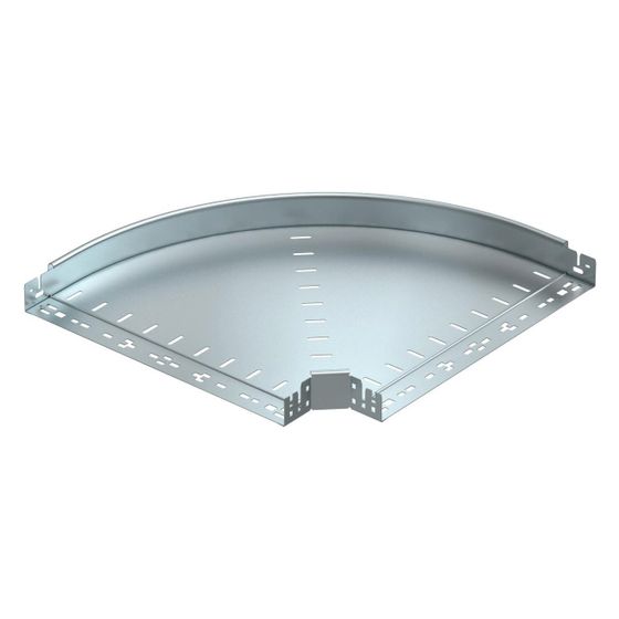 OBO Bettermann Bogen 90° RBM 90 650 FS, 60x500mm, 1,25mm Materialstärke, Zink