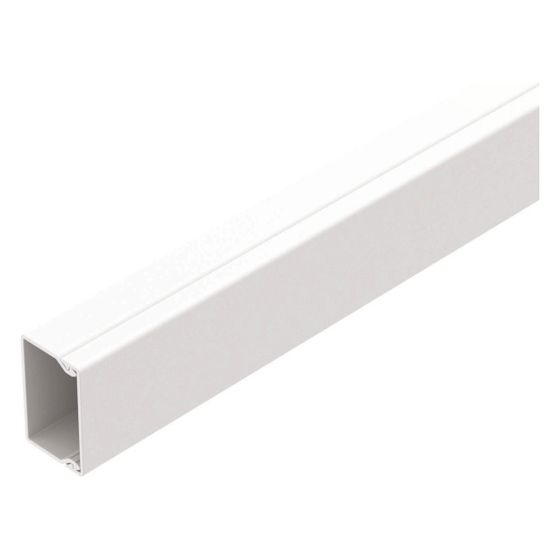 OBO Bettermann Wand- und Deckenkanal WDK25040RW, 25x40x2000mm, PVC, Weiß