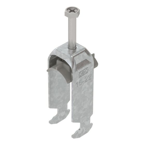 OBO Bettermann Bügelschelle 2056 BS-H2-K-22, 16-22mm, Stahl