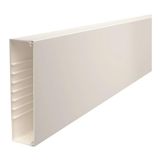 OBO Bettermann Wand- und Deckenkanal WDK 60x230x2000mm, 60x230x2000mm, PVC, Reinweiß