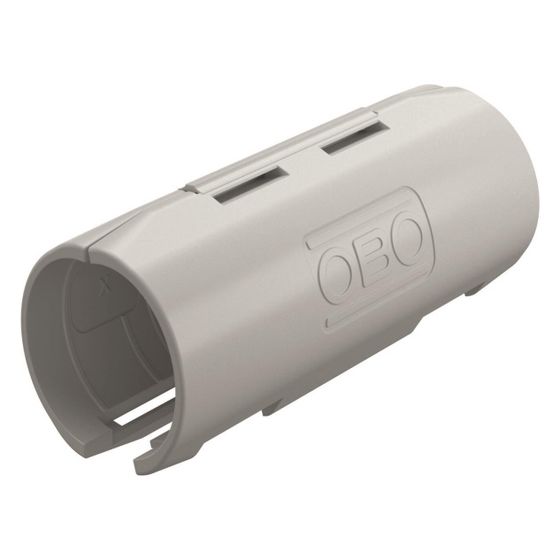 OBO Bettermann Quick-Pipe-Verbindungsmuffe 3000 MMS M20, M20, Polypropylen, Grau