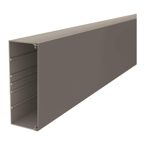 OBO Bettermann Wand- und Deckenkanal WDK 80x210x2000mm, 80x210x2000mm, PVC, Grau