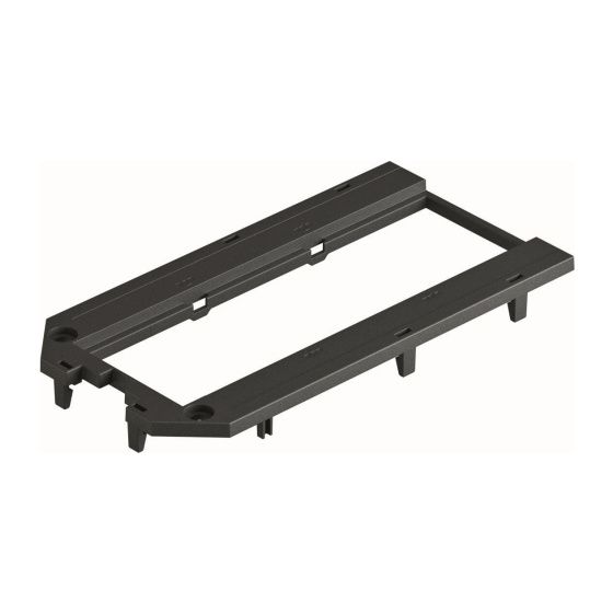 OBO Bettermann Abdeckplatte UT4 P3, 147x76x4mm, Polyamid, Schwarz, 7408761
