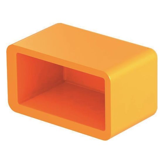 OBO Bettermann Endkappe CM3518 SK, 38,6x21,6x16mm, Kunststoff, Orange