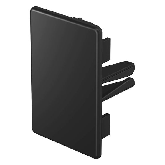 OBO Bettermann Endstück WDK HE40060SW, 40x60mm, Polyvinylchlorid, Schwarz