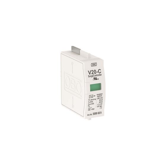 OBO Bettermann Überspannungsableiter V20-C 0-280, 280V 1 TE, 1,3 kV 20 kA 40 kA