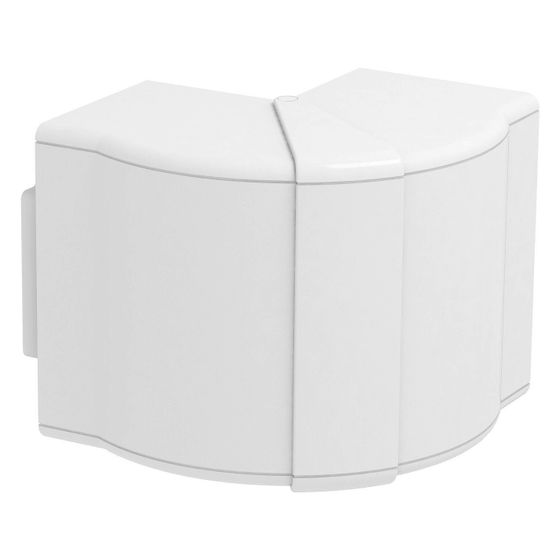 OBO Bettermann Außeneck GK-AH70110RW Haubenformteil, 119x73mm, 80-100 Grad, PC/ABS, Reinweiß