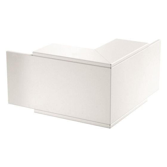 OBO Bettermann Außeneck PLM EC 1220 RW, 90 Grad, 270mm Außenbreite, 120mm Innenhöhe, 200mm Innenbreite, Stahl, Weiß