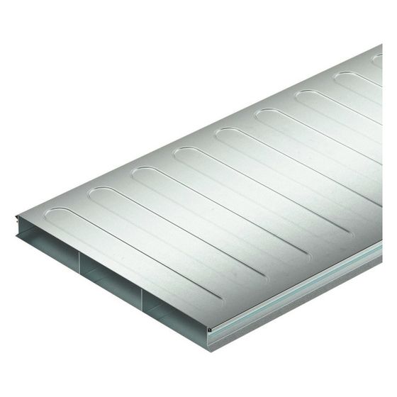 OBO Bettermann Unterflurkanal S3 35038-2, 3-zügig 2000x350x38mm, Stahl, verzinkt