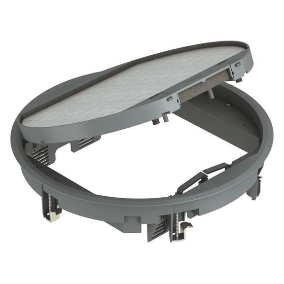 OBO Bettermann Geräteeinsatz GESR9-2U12T, 324mm, Kunststoff, Grau