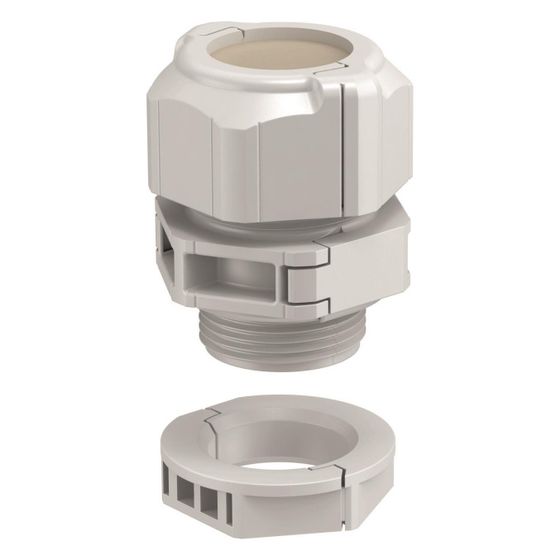 OBO Bettermann Kabelverschraubung V-TEC TB20 M20, IP67, Kunststoff, Grau