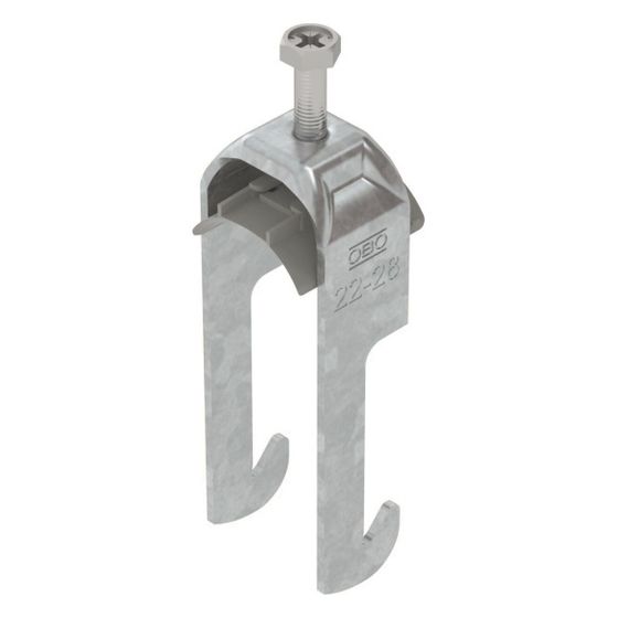 OBO Bettermann Bügelschelle 2056 BS-W1-K-28, 22-28mm, feuerverzinkt, 1187720