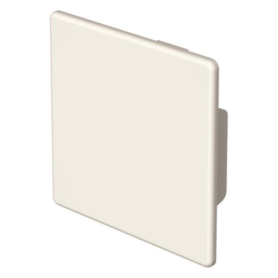 OBO Bettermann Endstück WDK HE60060RW, 60x60mm, PVC, Reinweiß