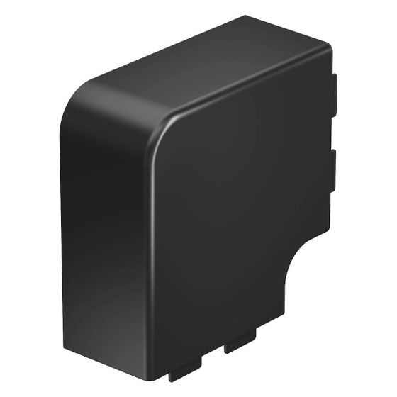 OBO Bettermann Flachwinkelhaube WDK HF60110SW, 60x110mm, 90 Grad, PVC, Schwarz