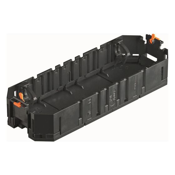 OBO Bettermann Universalträger UT4 Becherform, 208x76x36mm, Polyamid, Graphitschwarz