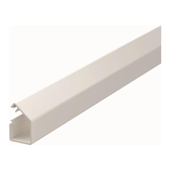 OBO Bettermann Minikanal WDK MD12, 12,5x12,5x2000mm, PVC, Reinweiß