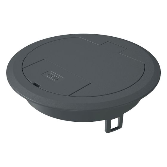 OBO Bettermann Klappdeckel GES R2 7011, 140mm, IP20, 0,5kN, Kunststoff, Grau
