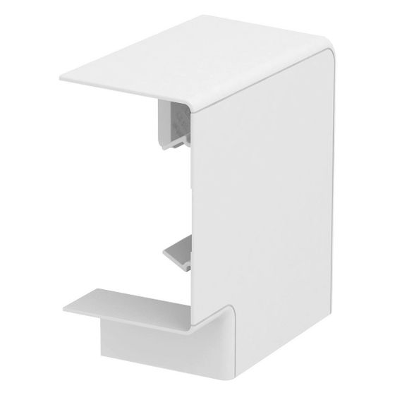 OBO Bettermann Flachwinkel GK-FH70110RW, 118mm Breite, 73mm Tiefe, 90 Grad, PC/ABS, Reinweiß