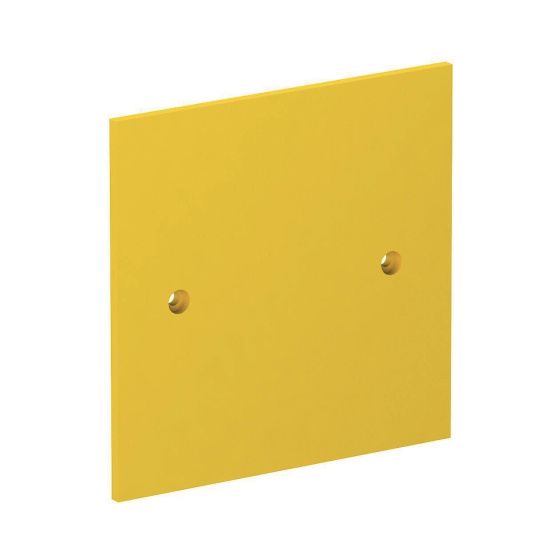 OBO Bettermann Abdeckplatte VH-P1, 95x95mm, Polyamid, Rapsgelb, 6109842