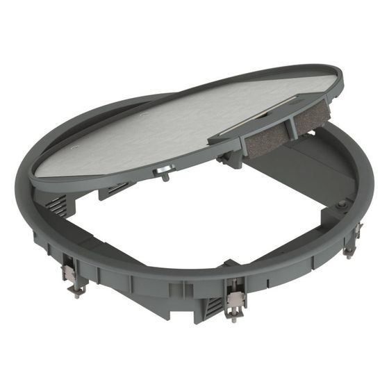 OBO Bettermann Geräteeinsatz GESR9 U 7011, 324mm, Kunststoff, Eisengrau