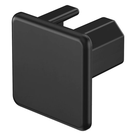 OBO Bettermann Endstück WDK HE15015SW, 15x15mm, Polyvinylchlorid, Schwarz