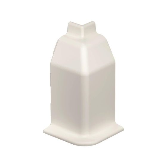 OBO Bettermann Außeneck SLL AE2070 Haubenformteil, 46mm, PVC, Reinweiß