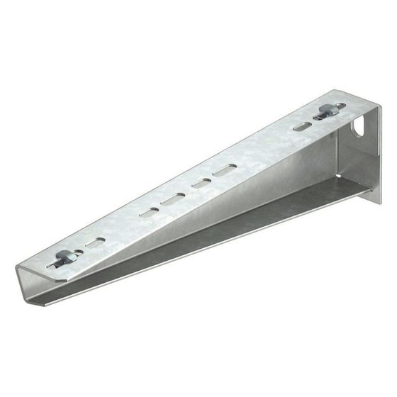 OBO Bettermann Wand- und Stielausleger MWAM 12 41, 83x410x38mm, Stahl, Zink