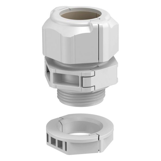 OBO Bettermann Kabelverschraubung V-TEC TB25 07-10, IP67, Polycarbonat, Grau