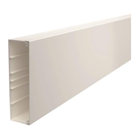 OBO Bettermann Wand- und Deckenkanal WDK 60x210x2000mm, 10030mm2, PVC, Weiß